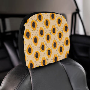 Papaya Pattern Car Headrest Cover