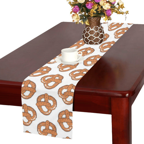 Pretzels Pattern Print Design 05 Table Runner