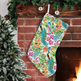 Colorful Peacock Pattern Christmas Stocking