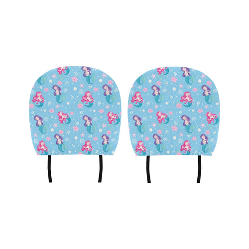 Cute Mermaid Pattern Car Headrest Cover