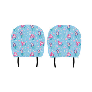 Cute Mermaid Pattern Car Headrest Cover