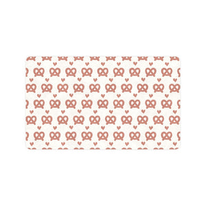 Pretzels Pattern Print Design 01 Doormat