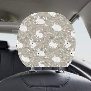 Cute Rabbit Pattern Car Headrest Cover