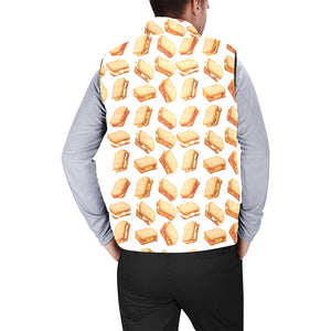 Sandwich Pattern Print Design 01 Men's Padded Vest