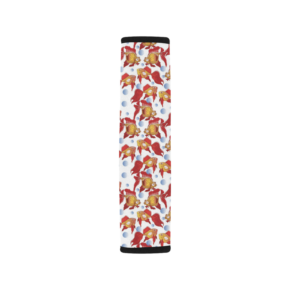 Goldfish Pattern Print Design 02 Car Seat Belt Cover