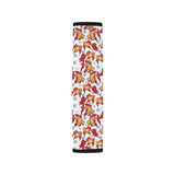 Goldfish Pattern Print Design 02 Car Seat Belt Cover