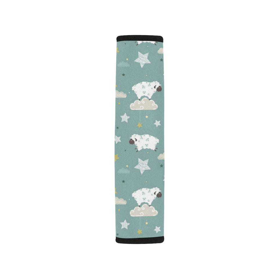 Sheep Sweet Dream Pattern Car Seat Belt Cover