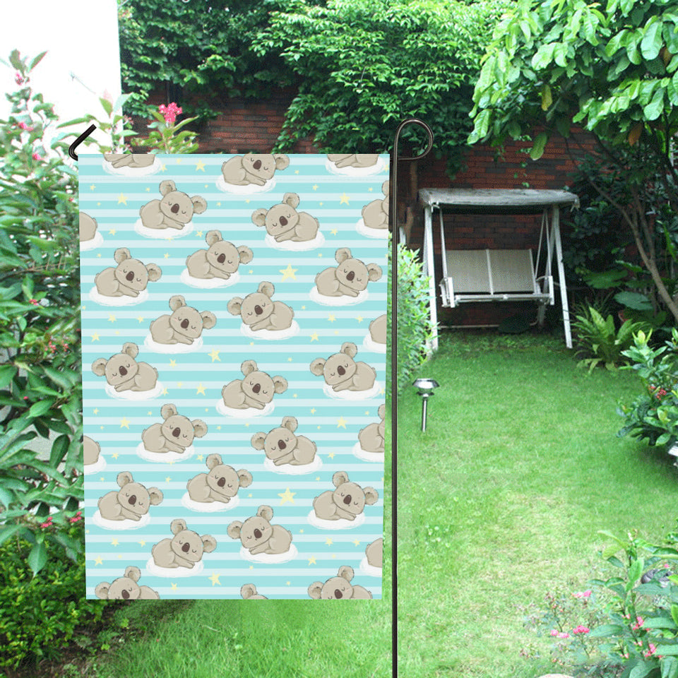 Sleep Koala Pattern House Flag Garden Flag