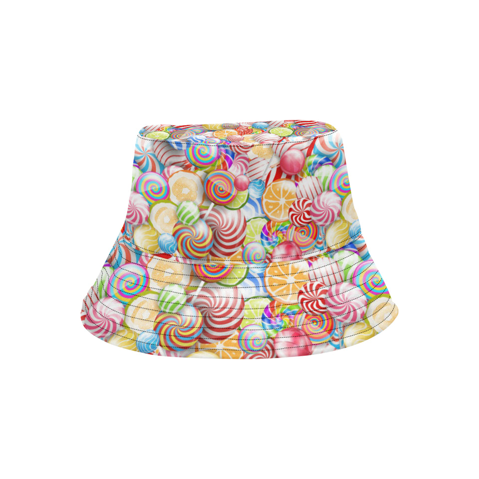 Candy Lollipop Pattern Unisex Bucket Hat