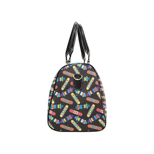 Skate Board Pattern Print Design 02 Travel Bag