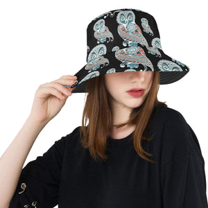 Owl Tribal Pattern Unisex Bucket Hat