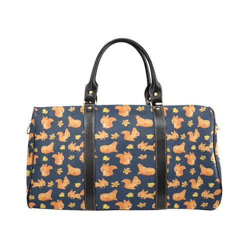 Squirrel Pattern Print Design 05 Travel Bag