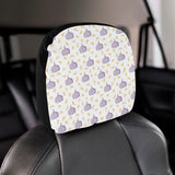 Garlic Pattern Theme Car Headrest Cover