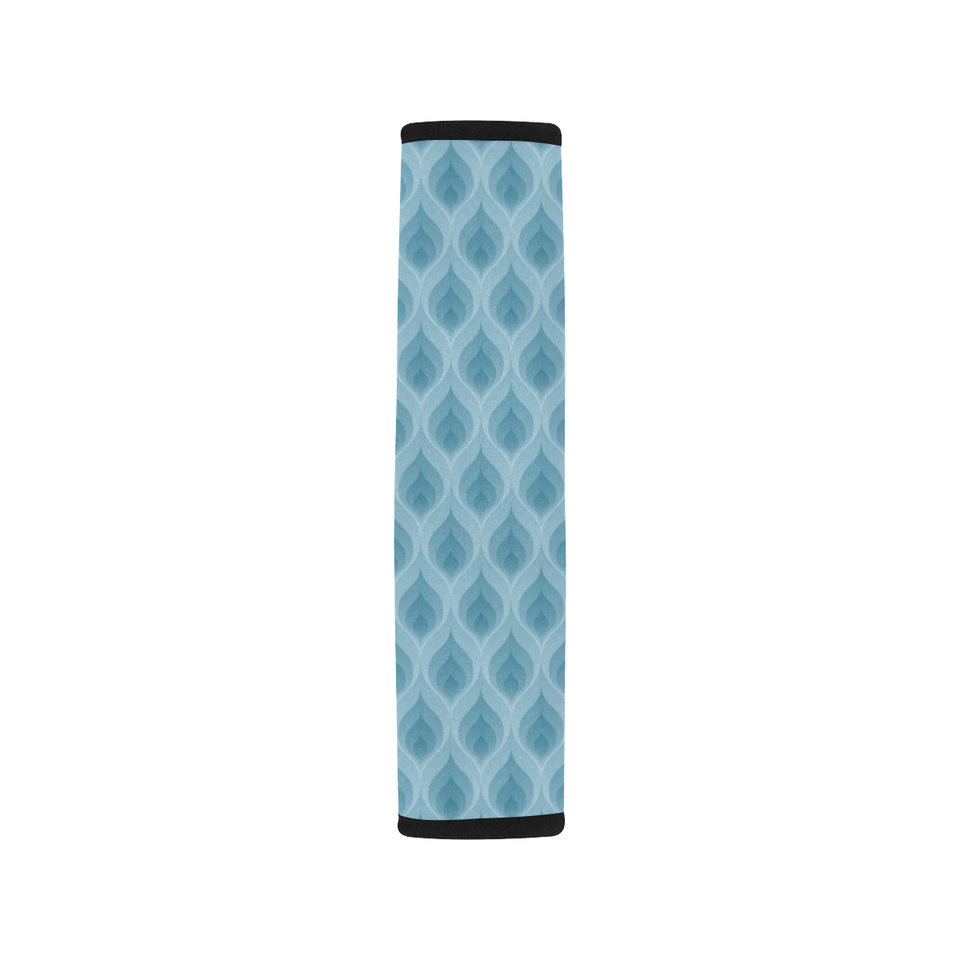 Blue Flame Fire Pattern Car Seat Belt Cover