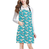 Seagull Pattern Print Design 03 Adjustable Apron