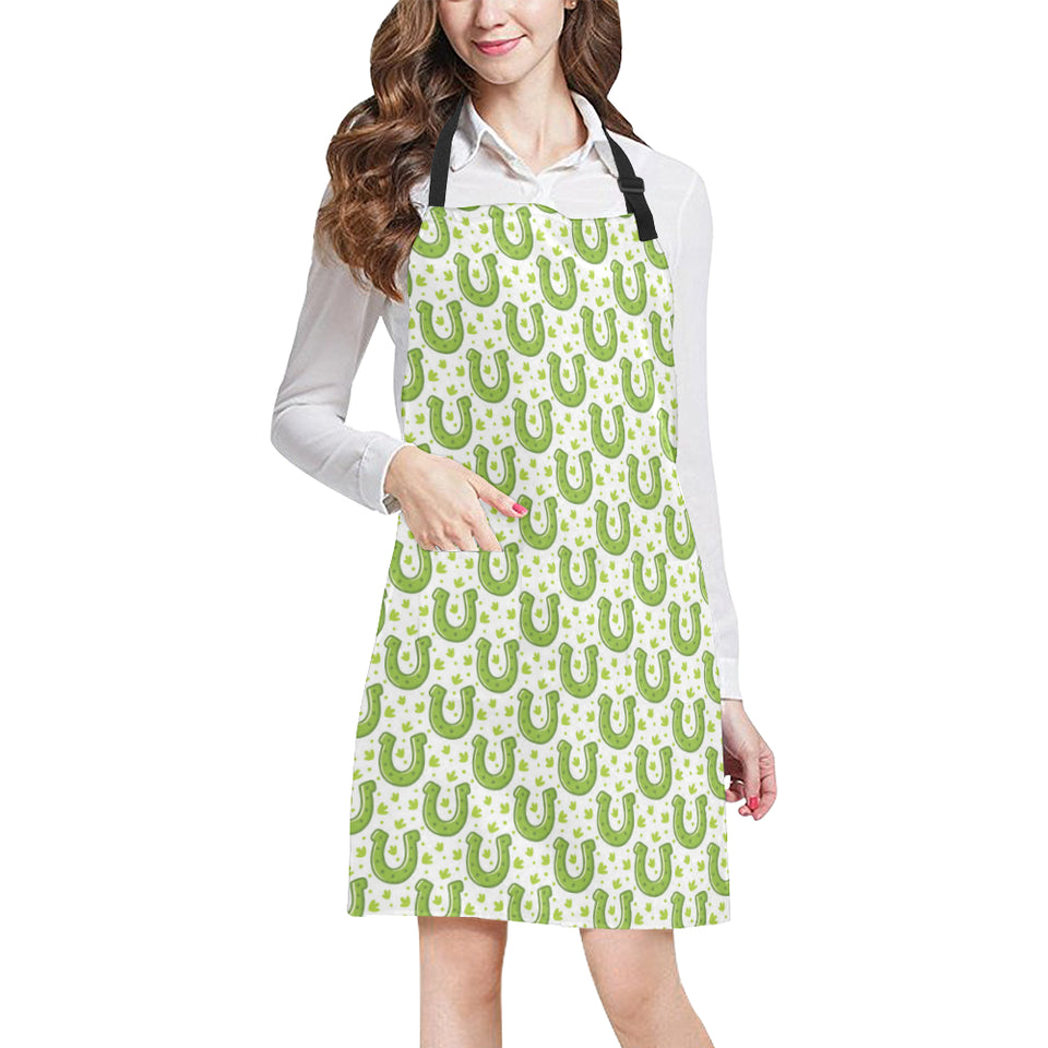 Horseshoes Pattern Print Design 02 Adjustable Apron