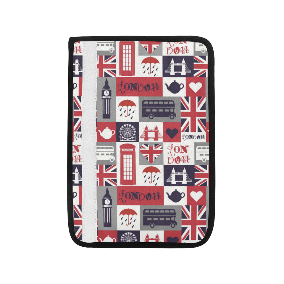 British Pattern Print Design 03 Car Seat Belt Cover