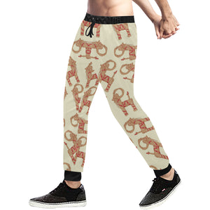 Yule Goat or Christmas goat Pattern Unisex Casual Sweatpants