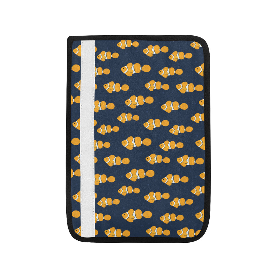 Clown Fish Pattern Print Design 01 Car Seat Belt Cover