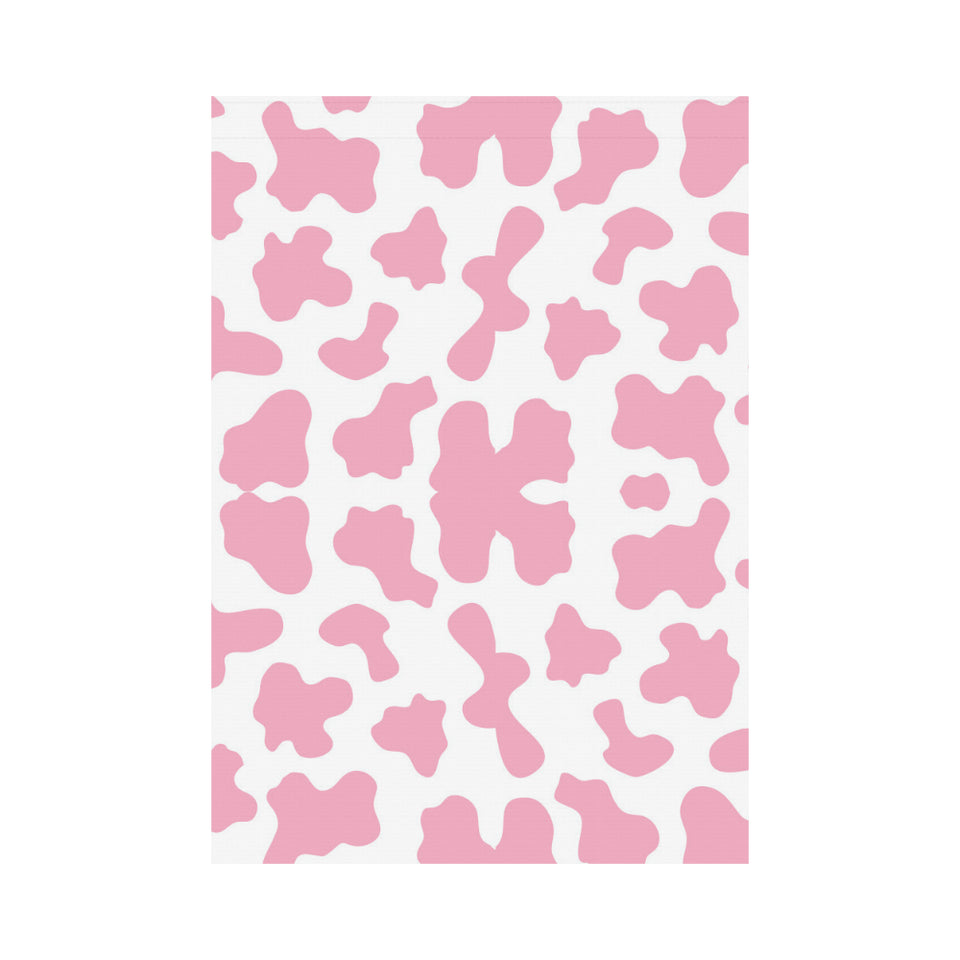 Pink Cow Skin Pattern House Flag Garden Flag