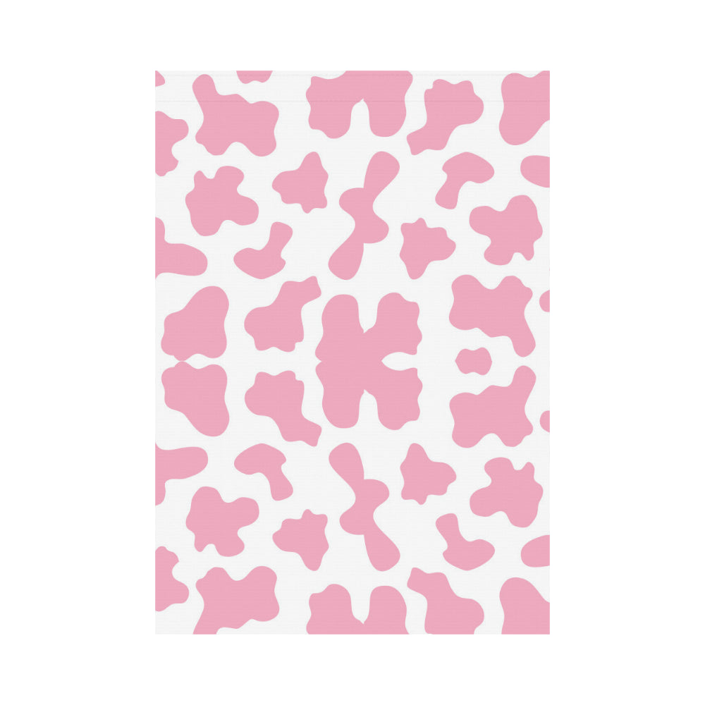 Pink Cow Skin Pattern House Flag Garden Flag