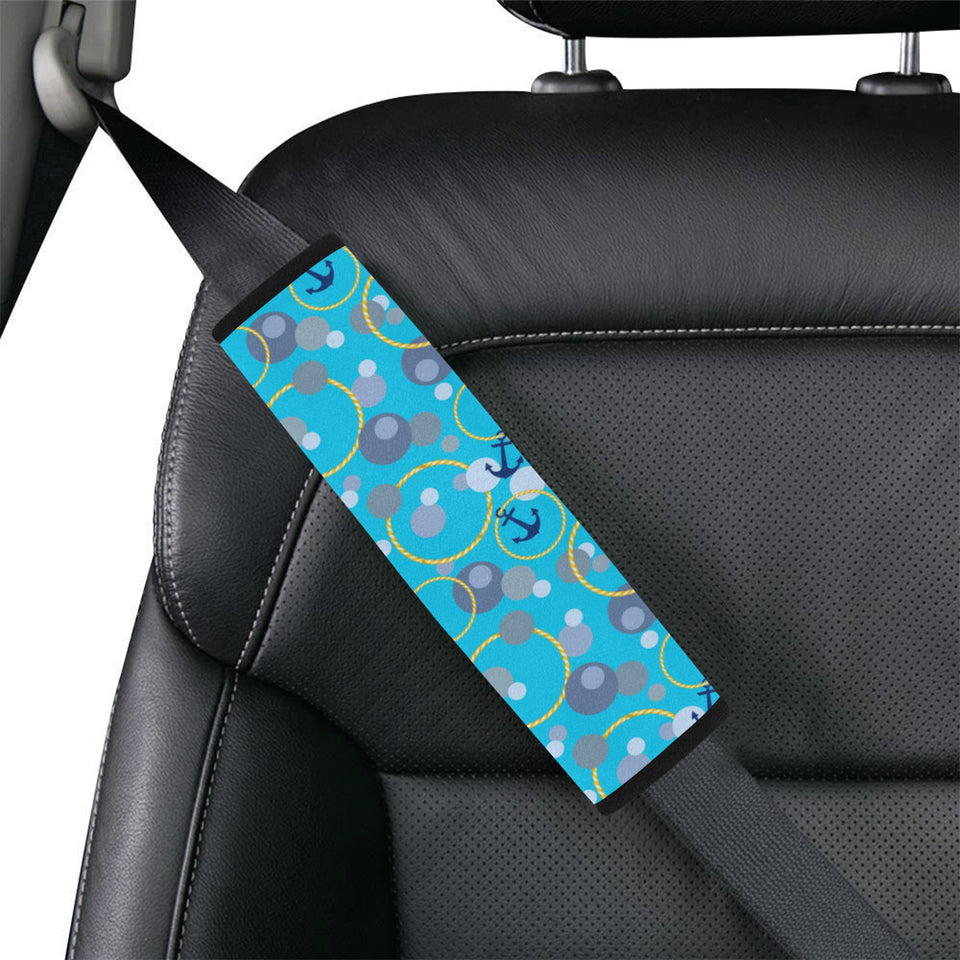 Anchor Circle Rope Pattern Car Seat Belt Cover