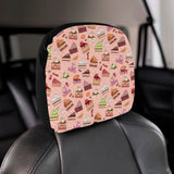 Cake Pattern Pokka dot Background Car Headrest Cover