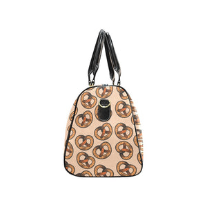 Pretzels Pattern Print Design 02 Travel Bag