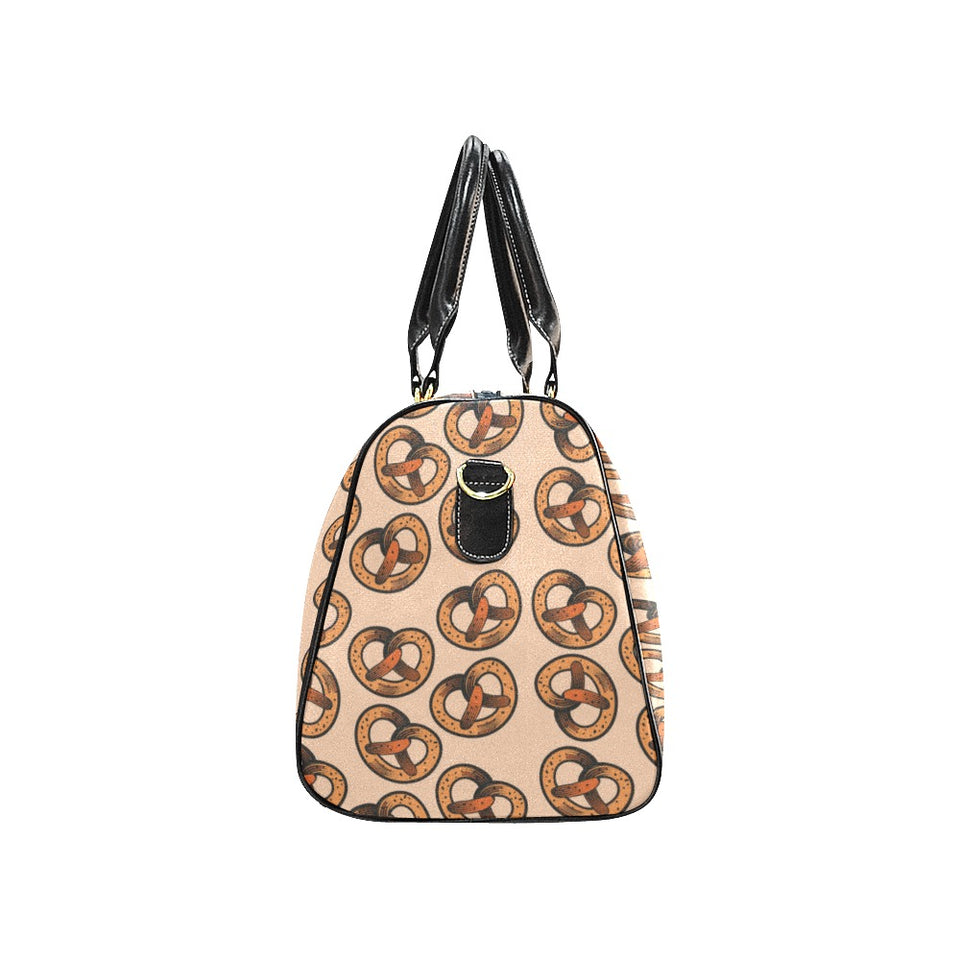 Pretzels Pattern Print Design 02 Travel Bag