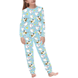 Guinea Pig Pattern Print Design 03 Kids' Boys' Girls' All Over Print Pajama Set