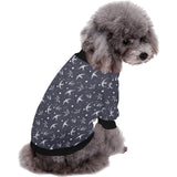 Swallow Pattern Print Design 02 All Over Print Pet Dog Round Neck Fuzzy Shirt