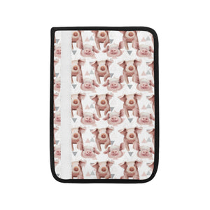 Pig Pattern Print Design 04 Car Seat Belt Cover