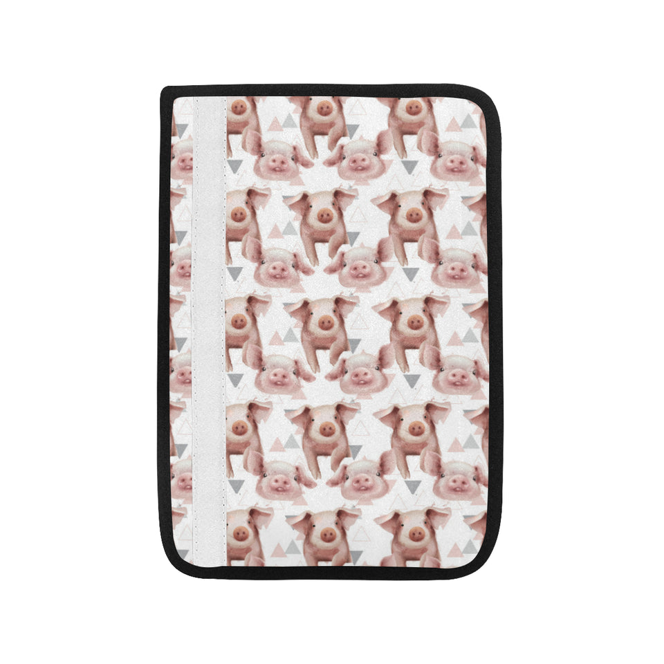 Pig Pattern Print Design 04 Car Seat Belt Cover