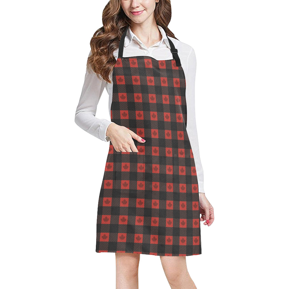 Canada Pattern Print Design 01 Adjustable Apron