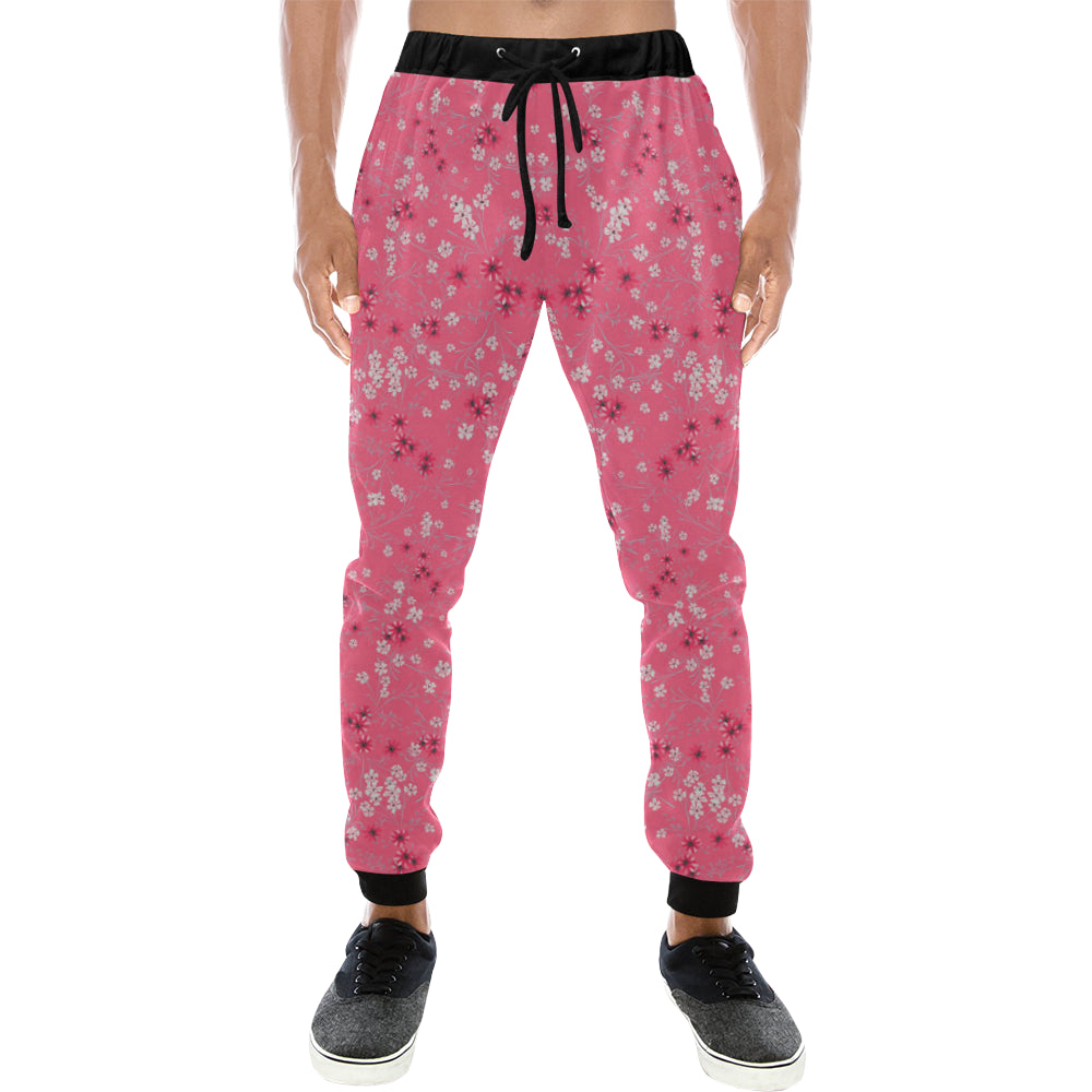 Sakura Pattern Background Unisex Casual Sweatpants