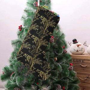 Bengal Tiger and Tree Pattern Christmas Stocking