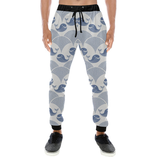 Whale Pattern Unisex Casual Sweatpants