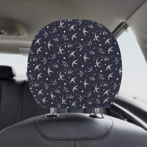 Swallow Pattern Print Design 02 Car Headrest Cover