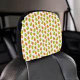 Papaya Pattern Theme Car Headrest Cover