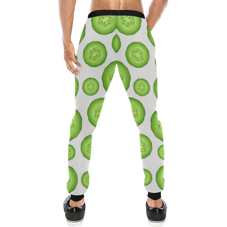 Sliced Cucumber Pattern Unisex Casual Sweatpants