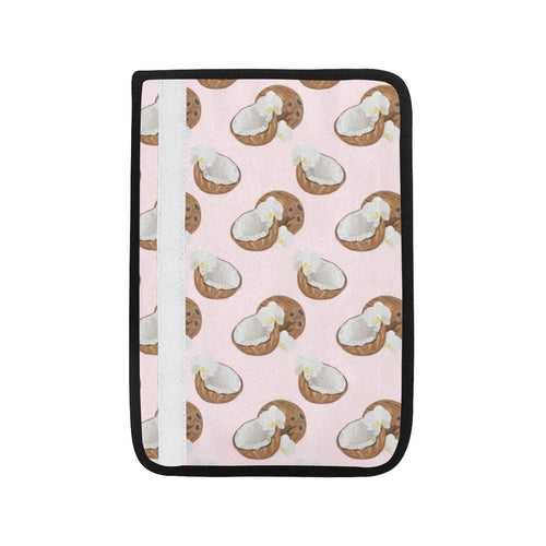 Coconut Pattern Print Design 05 Car Seat Belt Cover