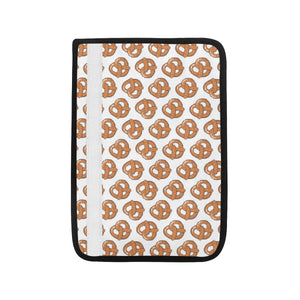 Pretzels Pattern Print Design 05 Car Seat Belt Cover