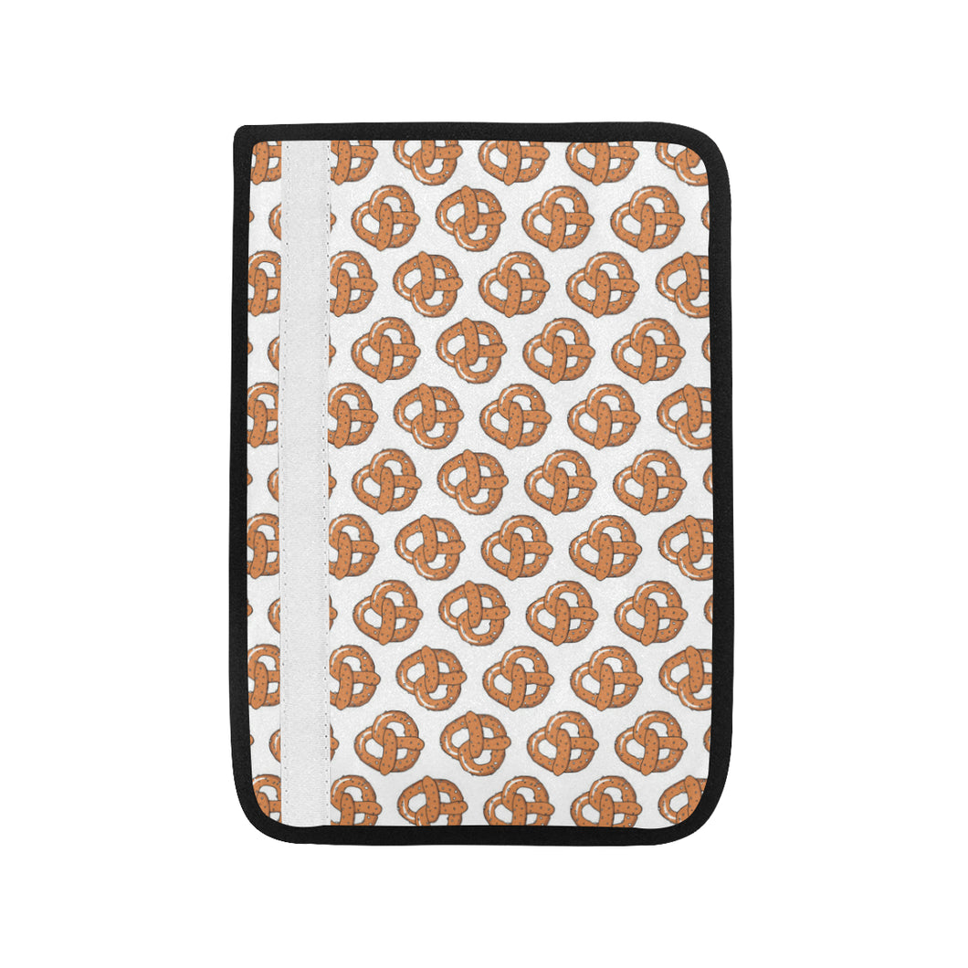 Pretzels Pattern Print Design 05 Car Seat Belt Cover