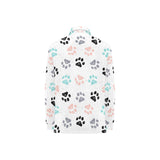 Dog Paws Pattern Print Design 02 Women's Long Sleeve Polo Shirt