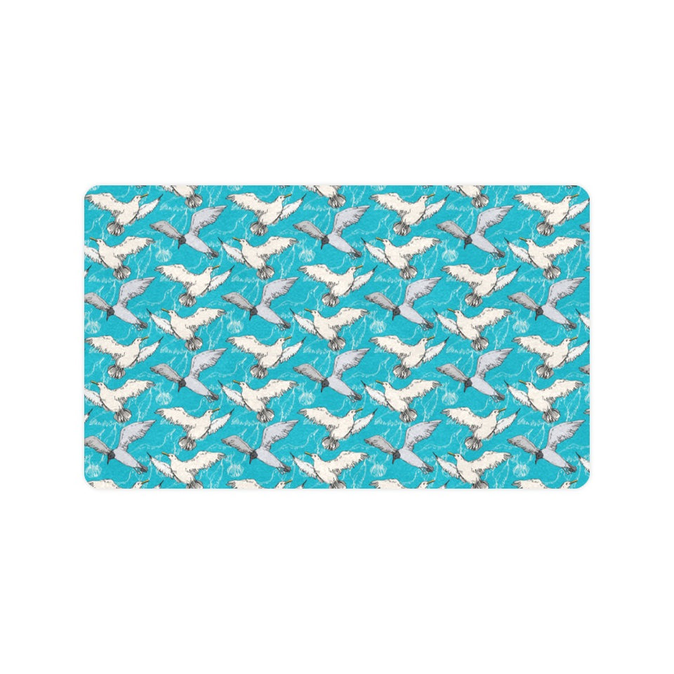 Seagull Pattern Print Design 03 Doormat