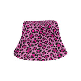 Pink Leopard Skin texture Pattern Unisex Bucket Hat