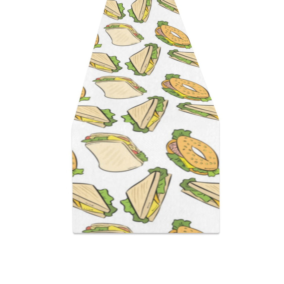 Sandwich Pattern Print Design 05 Table Runner