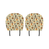 Monkey Pattern Car Headrest Cover