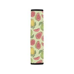 Guava Pattern Background Car Seat Belt Cover