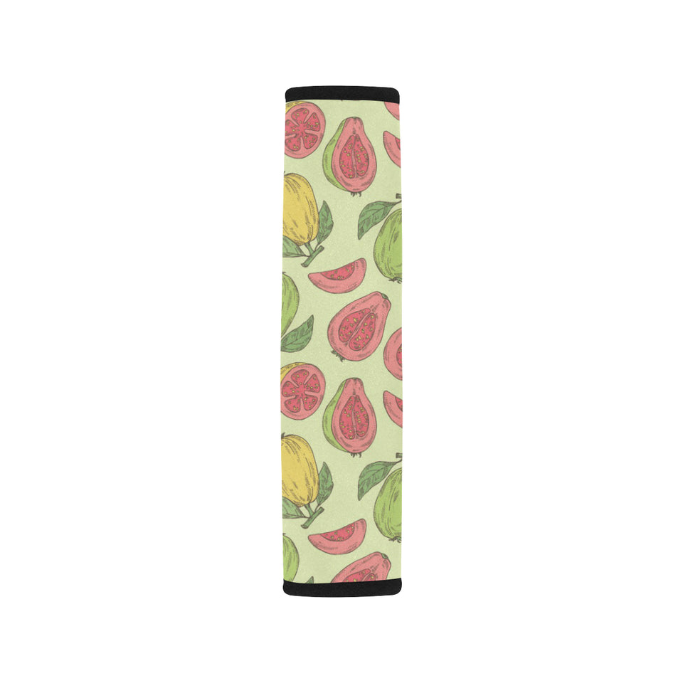 Guava Pattern Background Car Seat Belt Cover